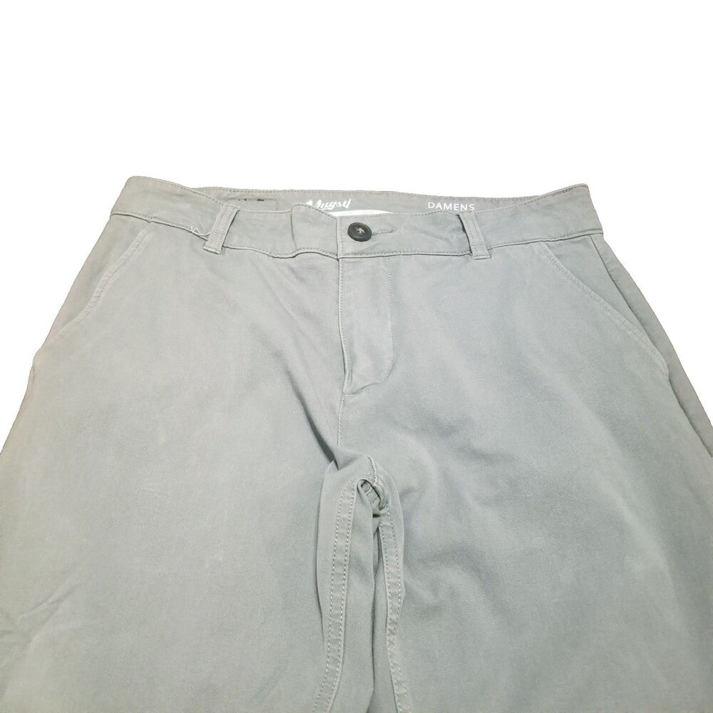 Mugsy Damens Men's Size 30x32 Light Gray Pants Stretch Chino K6PNDA (31x33) - Picture 2 of 6